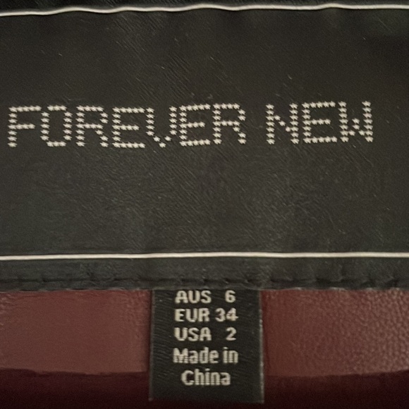 🖤 Forever New waterfall suede leather jacket - Picture 2 of 6